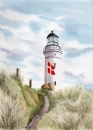 Postkarte DIN-A6 Leuchtturm DK55